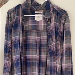 American eagle over throw flannel